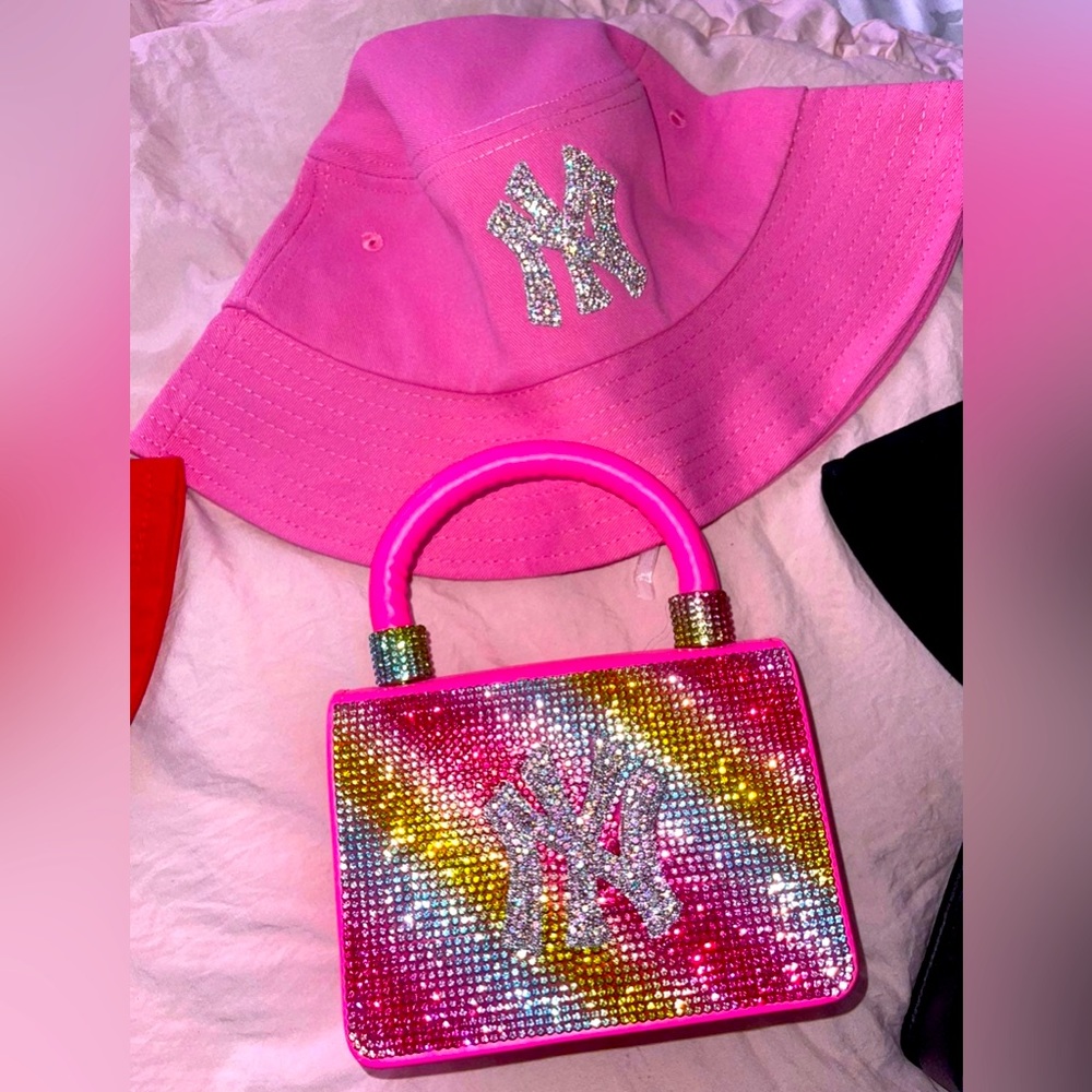 Hat and mini purse set